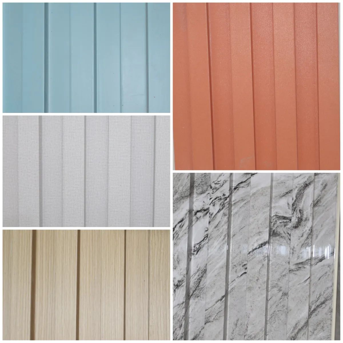 Lambris PVC : Texture en relief